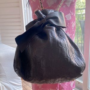 Authentic Carolina Herrera Brown Handbag